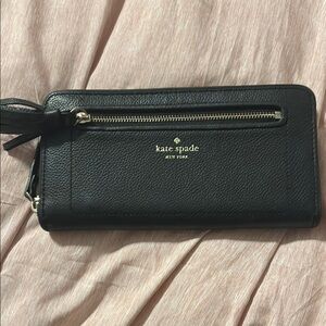 Kate Spade Black Leather Wallet